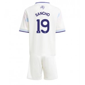 Fotbalové Dres Aston Villa Jadon Sancho #19 Dětské Třetí Oblečení 2025-26 Krátký Rukáv (+ trenýrky)